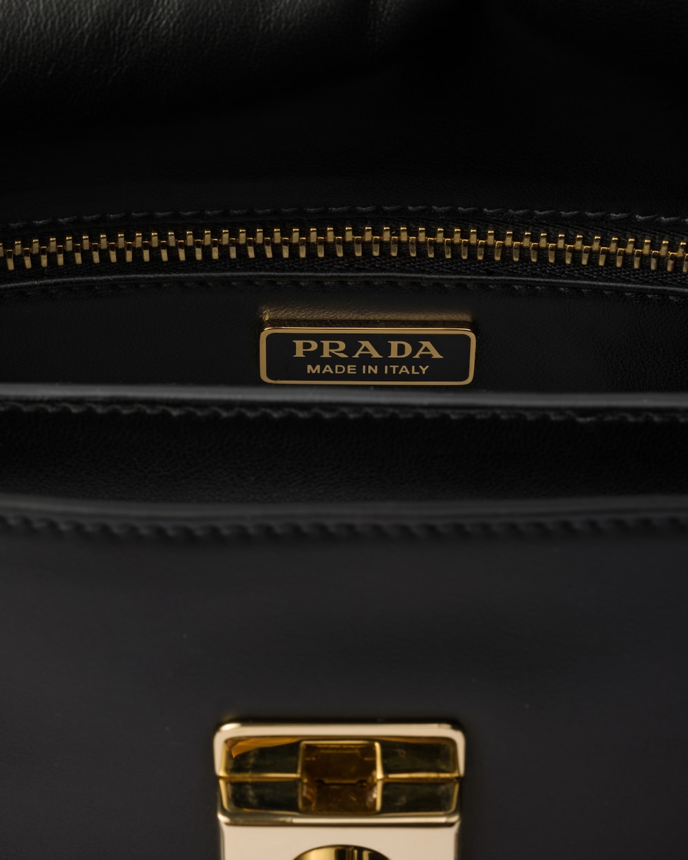 Prada Soft Sound Small Leather Shoulder Bag With Charms - Image 5
